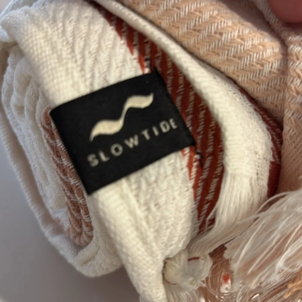 Slowtide Zoey Turkish Striped Multicolor Beach Towel